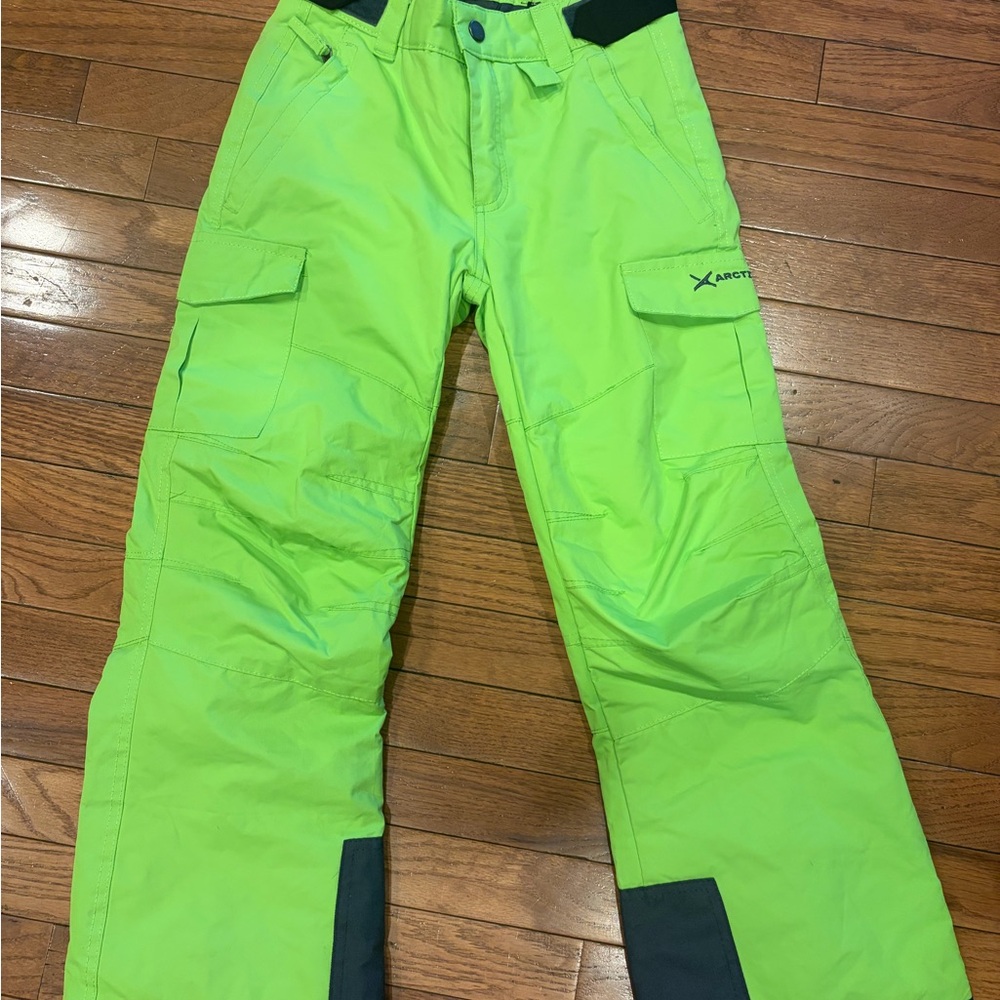 Arctix Lime Green Insulated Snow Pants Youth Size 12